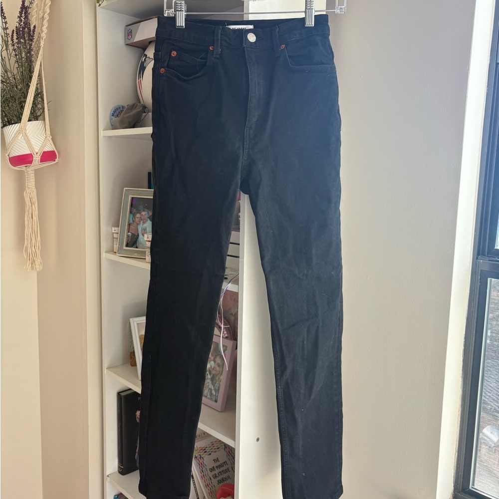Re/Done Classic Black Denim